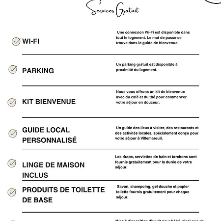 Сasa de vacaciones Petit Nid Douillet Avec Parking Privé Villemareuil
